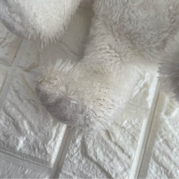 Russ Berrie Shining Stars White cat plush toy NWT code Pink Ribbon - Picture 6 of 9